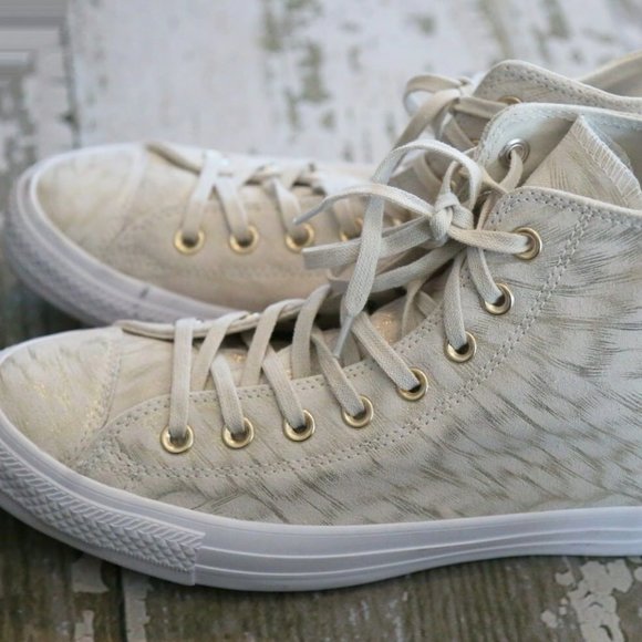 CONVERSE Chuck TAYLOR All Star SHIMMER SUEDE Shoes - Picture 5 of 6